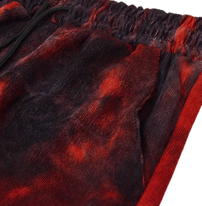 Tie Dye Blood Trousers With Tie by White Market