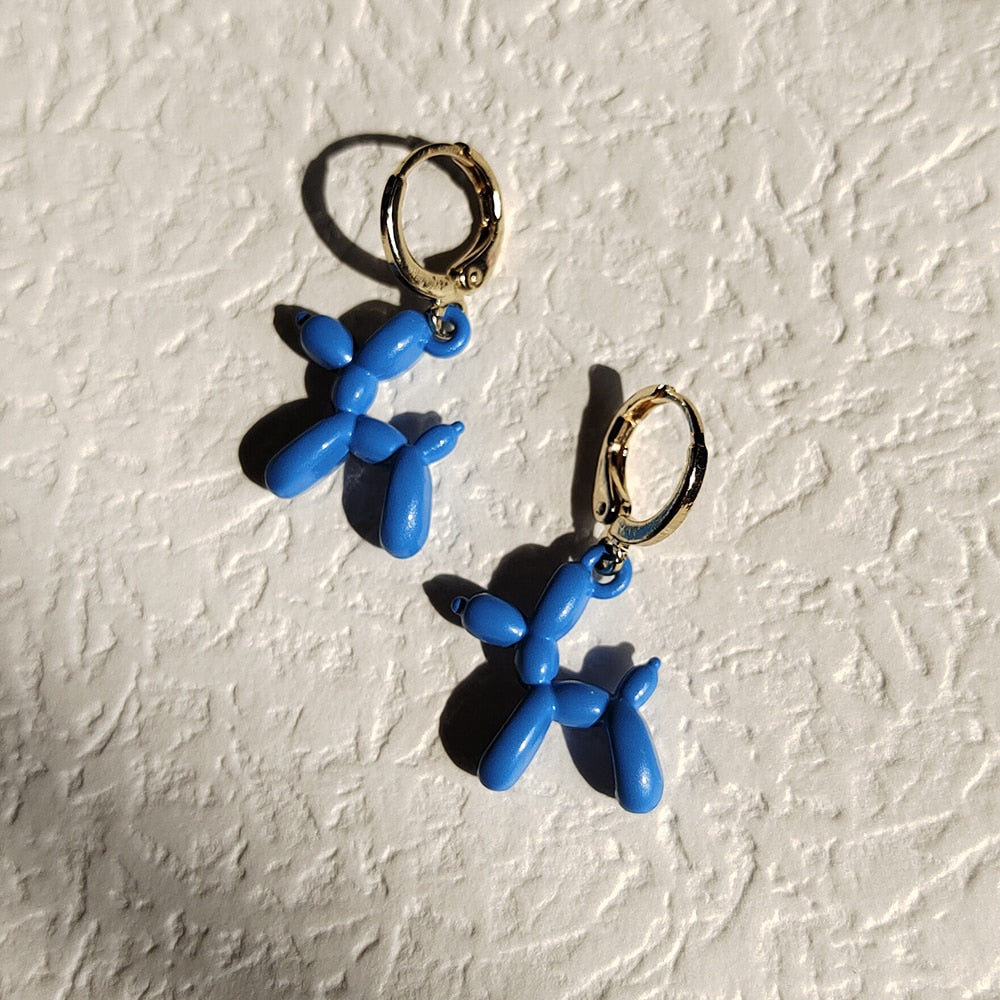 Mini Balloon Dog Earrings by White Market