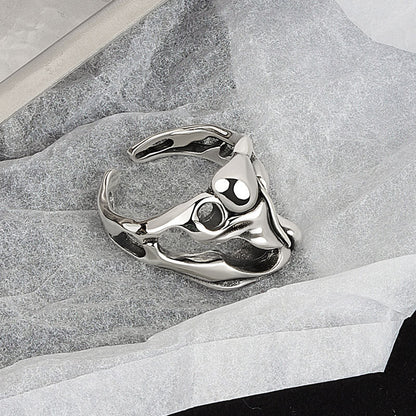 Molten Silver Ring by White Market