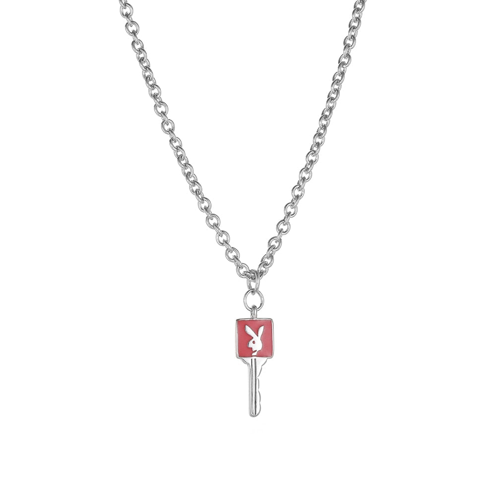 Mini Playboy Key Necklace by White Market