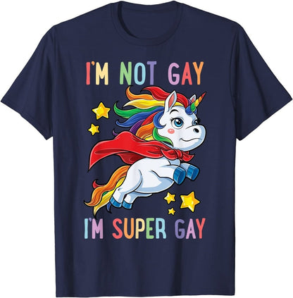 I'm Not Gay I'm Super Gay Tee by White Market