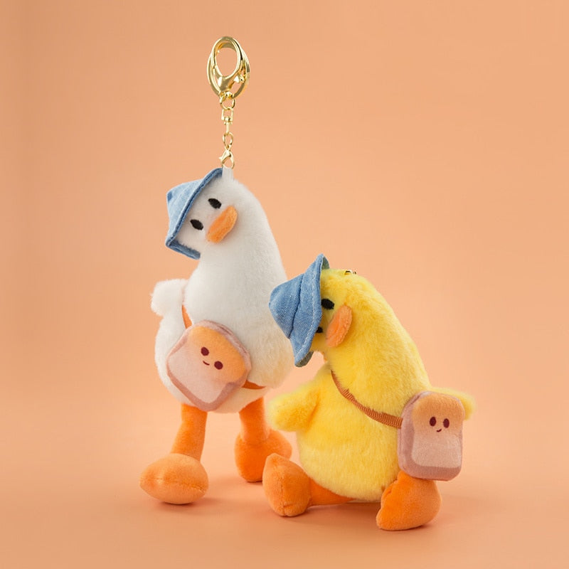 Curved Neck Duck Keychain by White Market