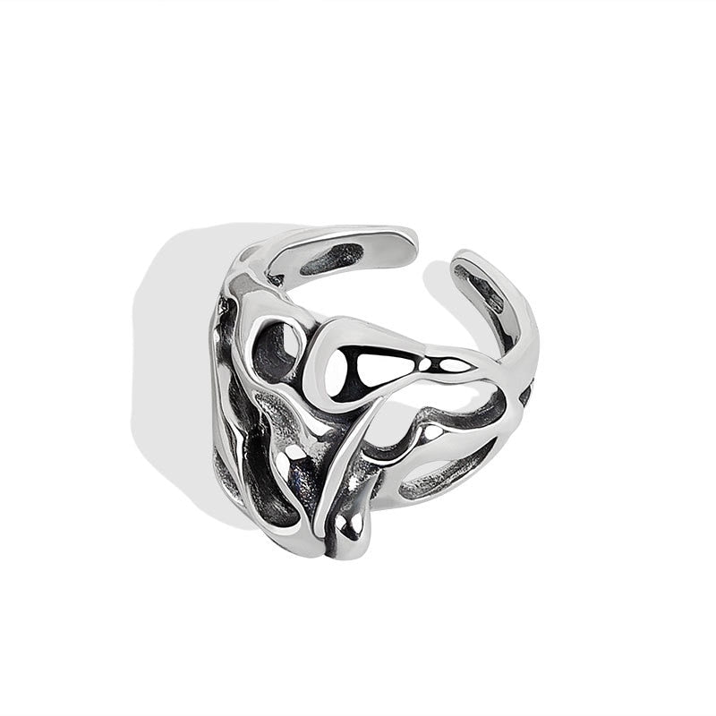 Molten Silver Ring by White Market