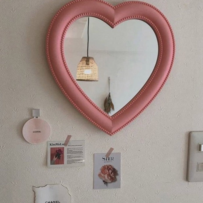 Love Heart Cosmetic Mirror by White Market