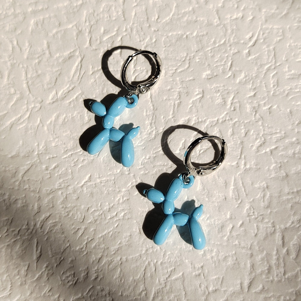 Mini Balloon Dog Earrings by White Market