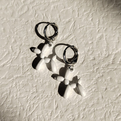 Mini Balloon Dog Earrings by White Market