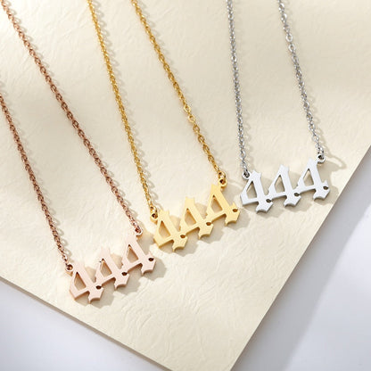 Angel Number Necklace by White Market