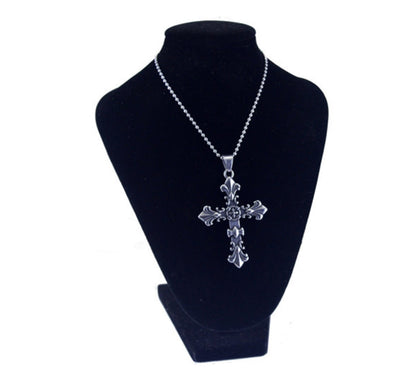 Stainless Steel Cross Necklace by White Market