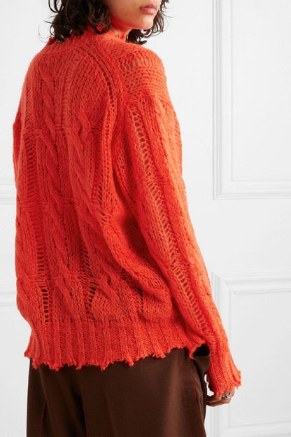 Distressed Neon Sweater by White Market