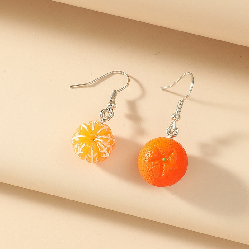 Orange Earrings by White Market
