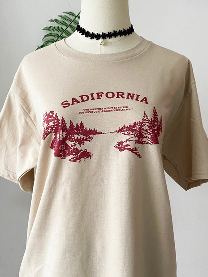 "Sadifornia" Tee by White Market