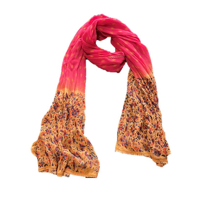 One of a Kind Pure Silk Chiffon Scarves - Limited edition by OMSutra