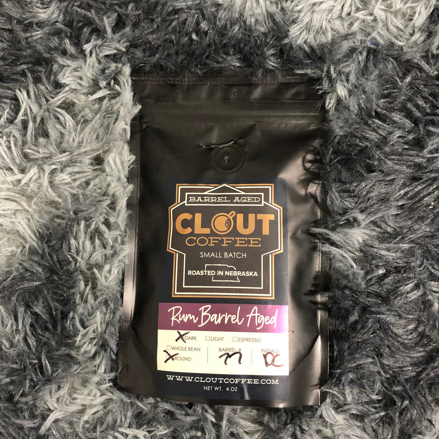 Rum Barrel Aged | Sample 4oz Bag by Clout Coffee