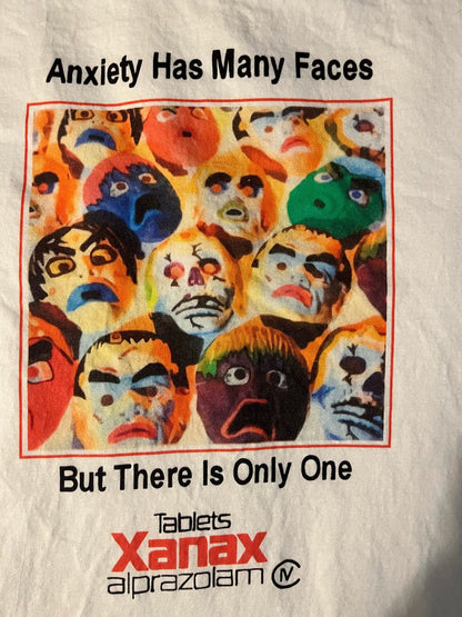 "Anxiety Has Many Faces" Tee by White Market