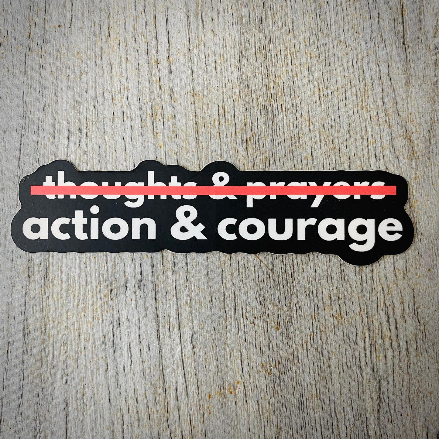 Action & Courage | Sticker by The Happy Givers