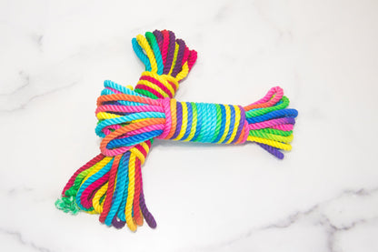 Funfetti Rainbow Bondage Rope by Emojibator