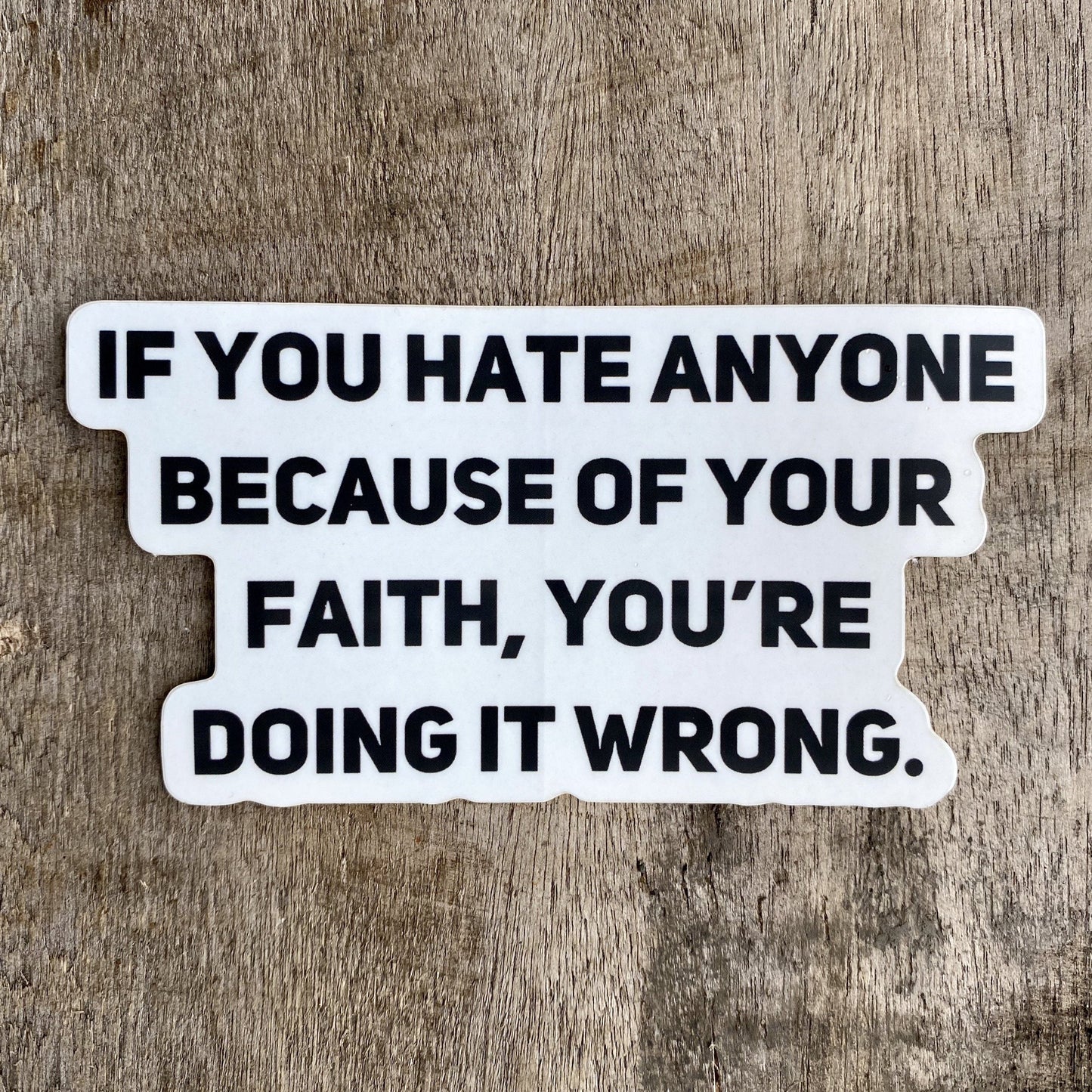 Doing It Wrong | Sticker by The Happy Givers