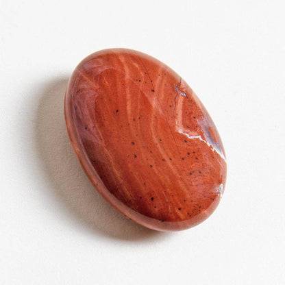 Red Jasper Palm Stone by Tiny Rituals