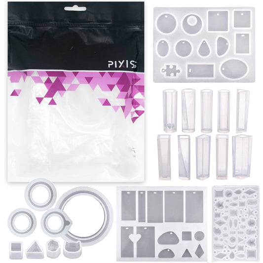 PIXISS Silicone Jewelry, Gem, Pendant Mold Kit by Pixiss