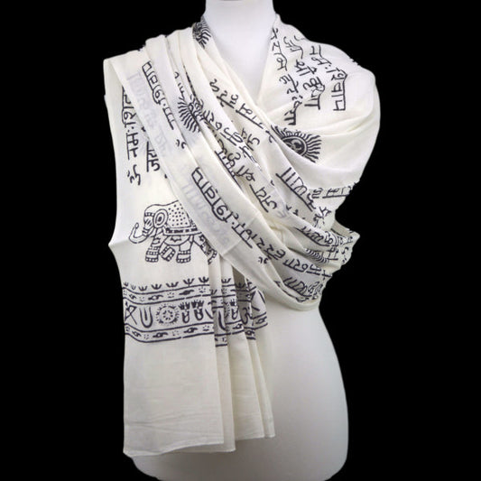 OMSutra Karma Mantra Yoga Prayer Shawl by OMSutra