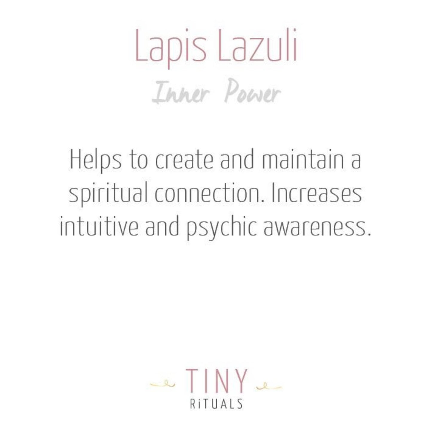 Lapis Lazuli Pyramid by Tiny Rituals