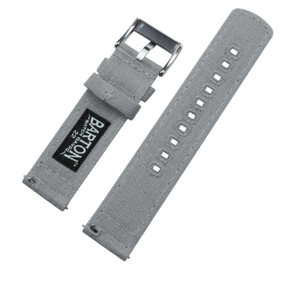 Amazfit Bip | Cool Grey Canvas by Barton Watch Bands