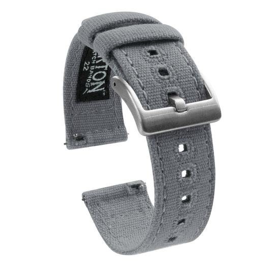 Amazfit Bip | Cool Grey Canvas by Barton Watch Bands