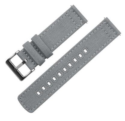 Amazfit Bip | Cool Grey Canvas by Barton Watch Bands