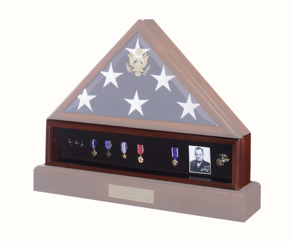 Medal Display Case , Pedestal , Medal Holder. by The Military Gift Store