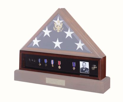Medal Display Case , Pedestal , Medal Holder. by The Military Gift Store