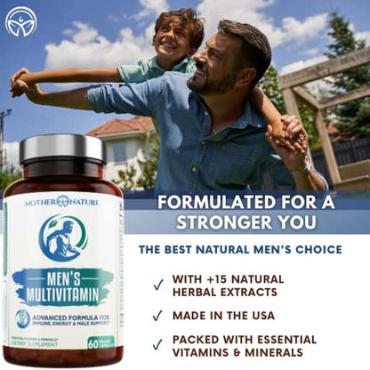 Men's Complete Multivitamin by Mother Nature Organics