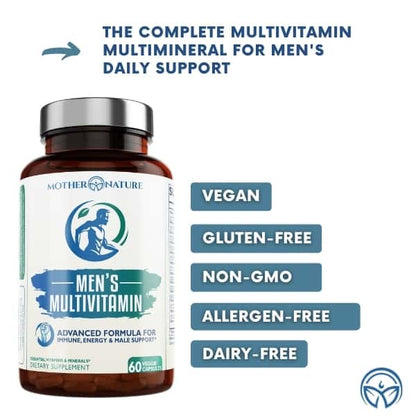 Men's Complete Multivitamin by Mother Nature Organics