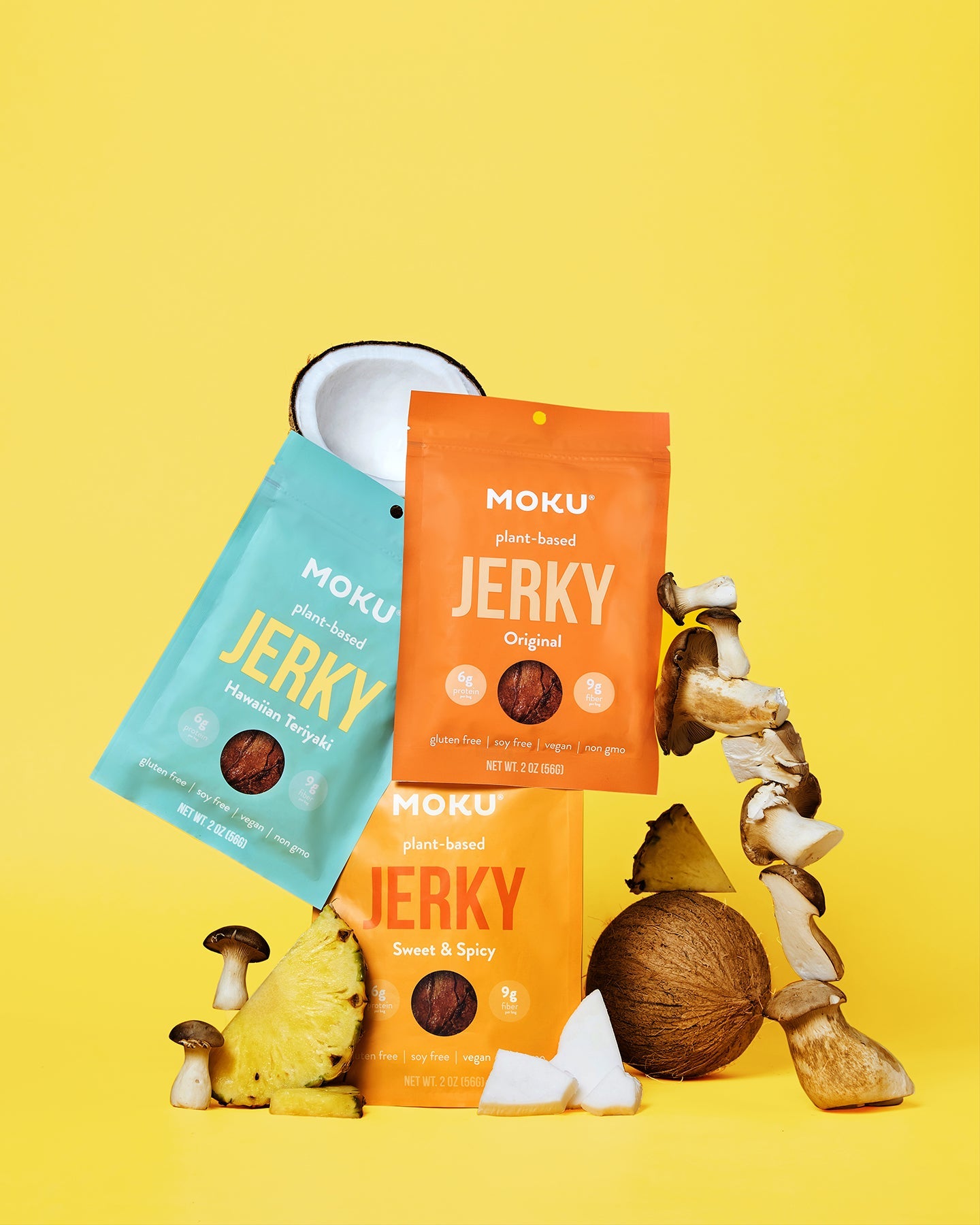 Mushroom Jerky Starter Pack by Moku Foods