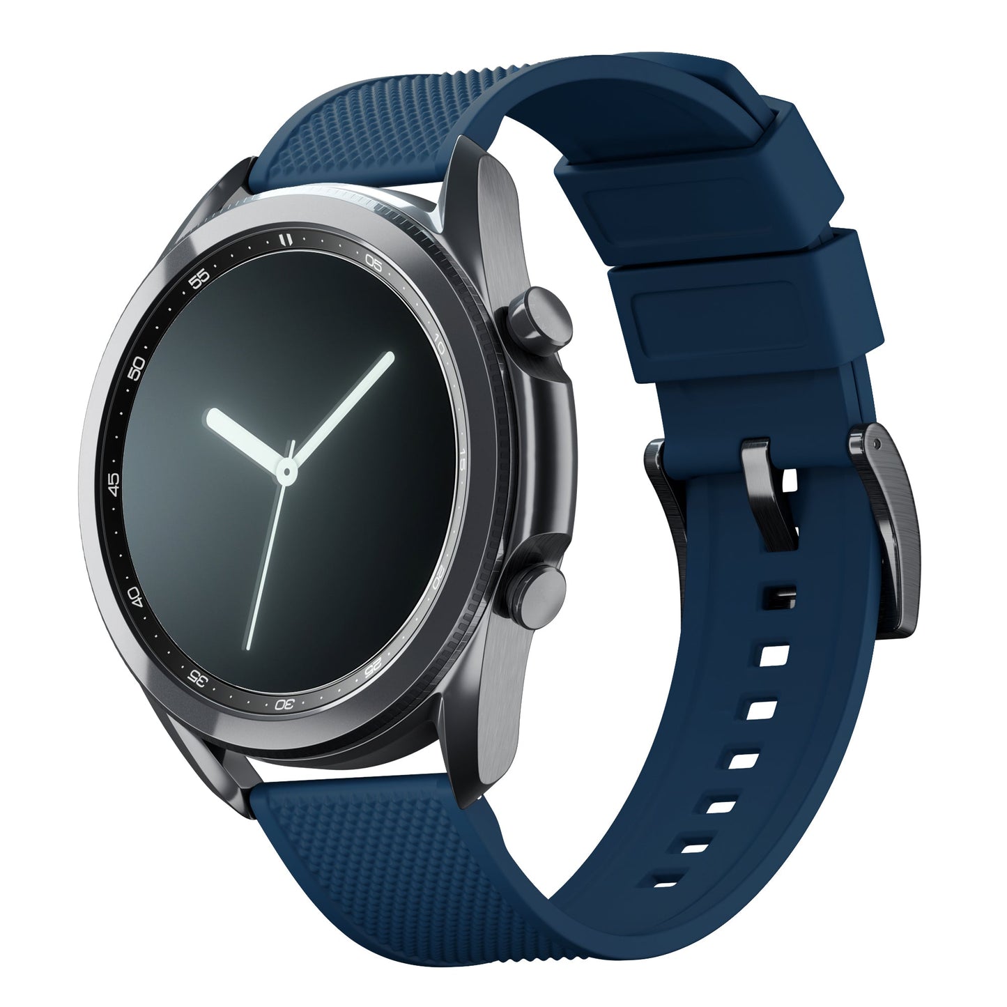 Samsung Galaxy Watch3 | Elite Silicone | Navy Blue by Barton Watch Bands