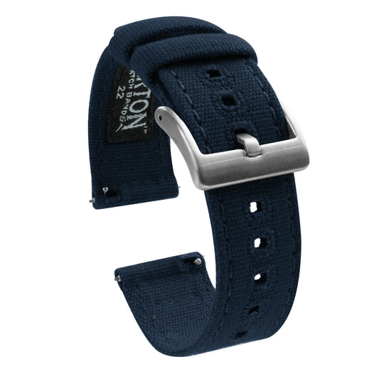 Samsung Galaxy Watch4 | Navy Blue Canvas by Barton Watch Bands