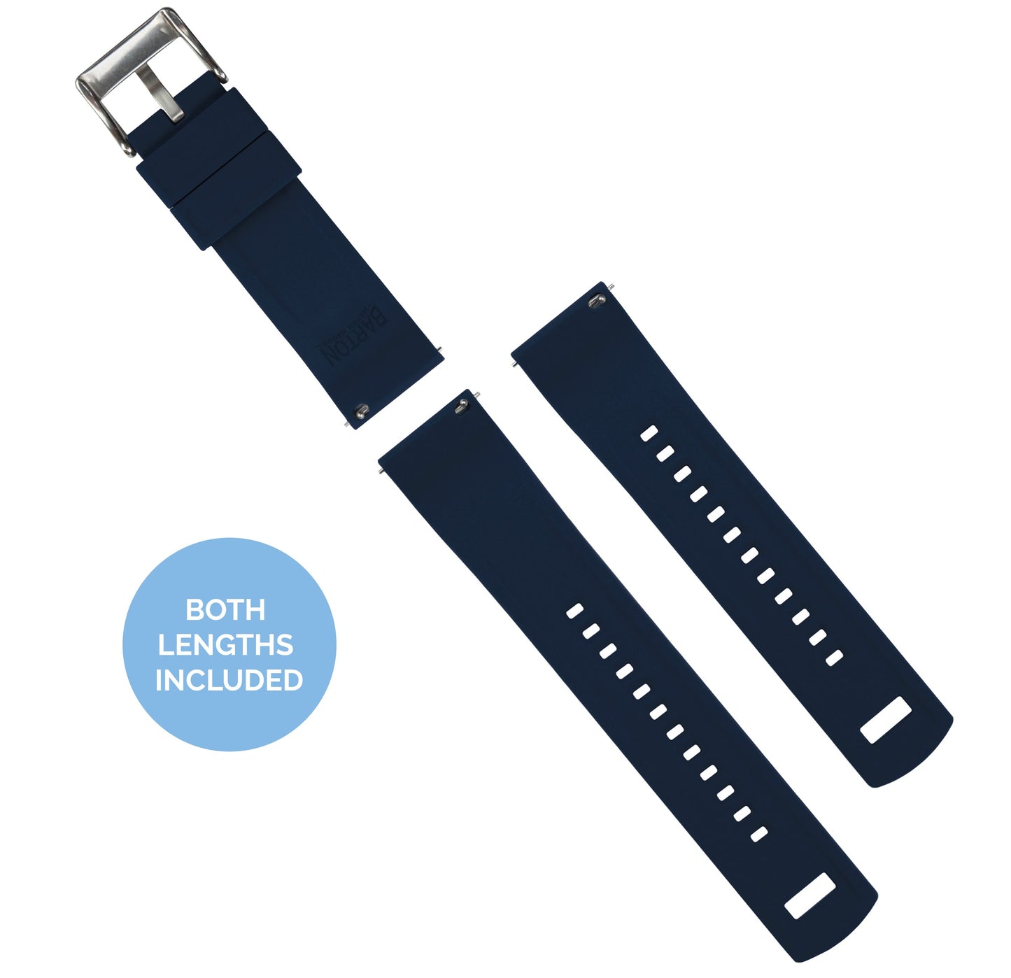 Samsung Galaxy Watch3 | Elite Silicone | Navy Blue by Barton Watch Bands