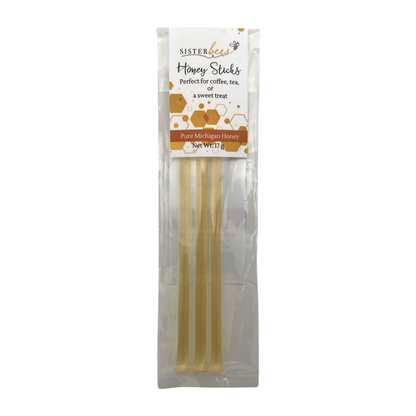 Pure Northern Michigan Honey Sticks 3pk by Sister Bees