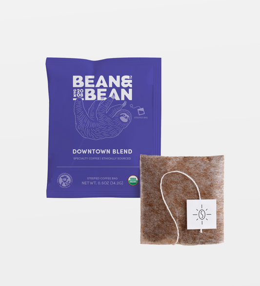 Coffee Steeping Bag (Single Serve) by Bean & Bean Coffee Roasters