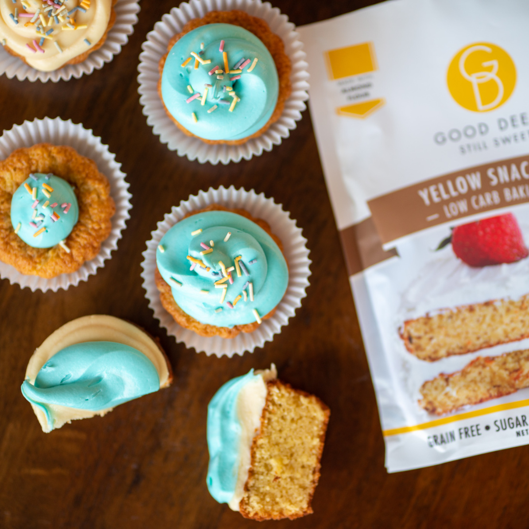 Yellow Snack Keto Cake Mix - Gluten Free and No Added Sugar by Good Dee's