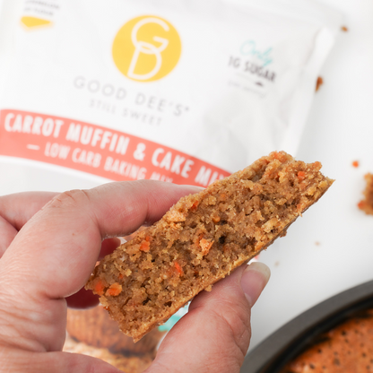 Carrot Keto Muffin & Cake Mix- Gluten Free and No Added Sugar by Good Dee's