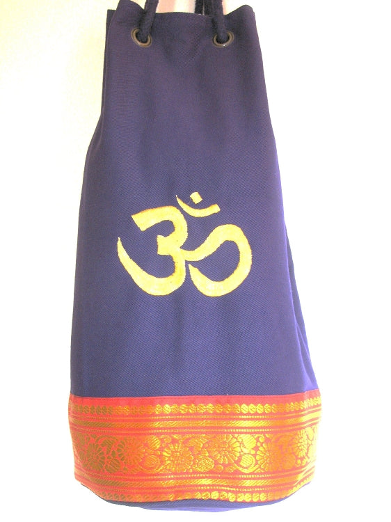 OMSutra Kids OM Yoga Mat Bag with Saree Lace by OMSutra