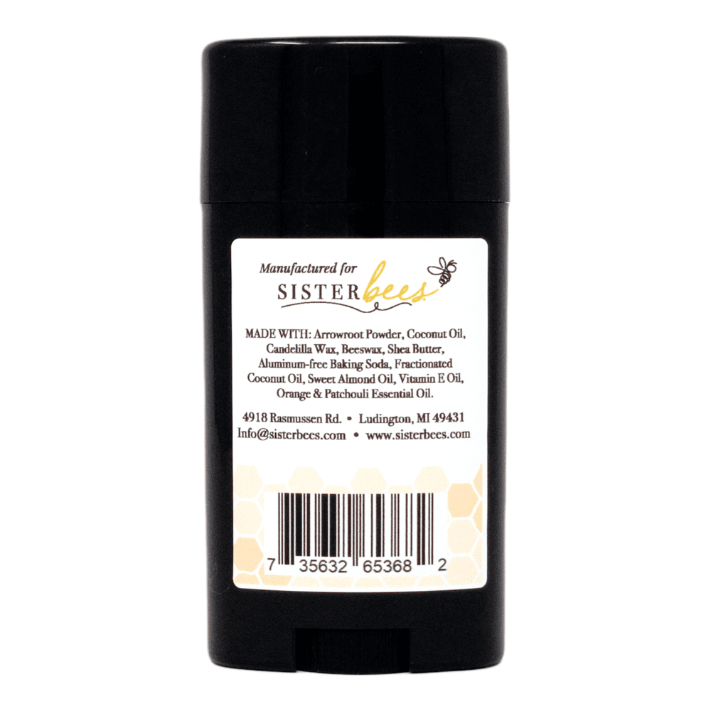 Orange Patchouli All Natural Deodorant by Sister Bees