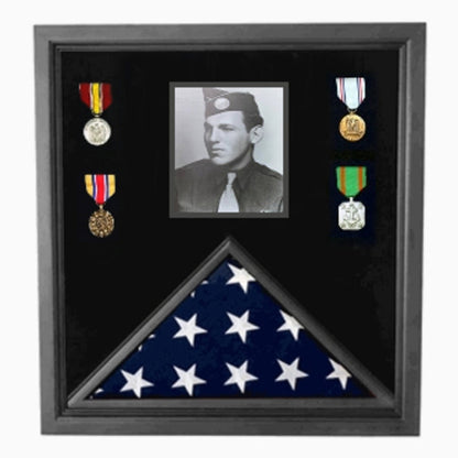 Military Photo Flag and Medal Display Case. by The Military Gift Store