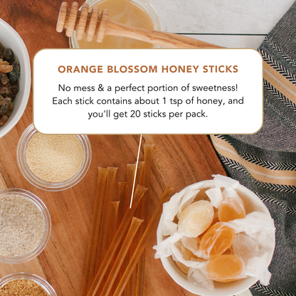 Honey Sticks for Tea by Plum Deluxe Tea