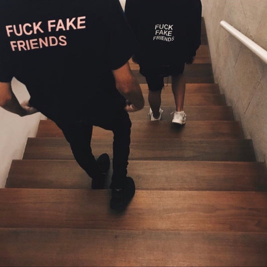 "Fuck Fake Friends" Tee & Hoodie by White Market