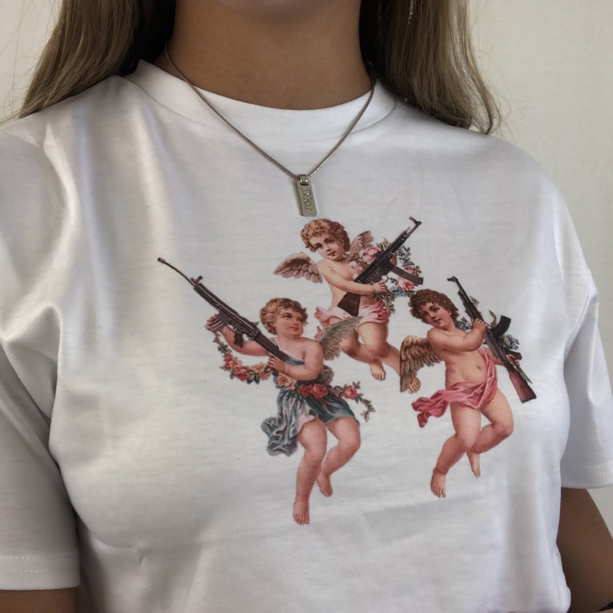 "Angels With Ak 47" Tee by White Market