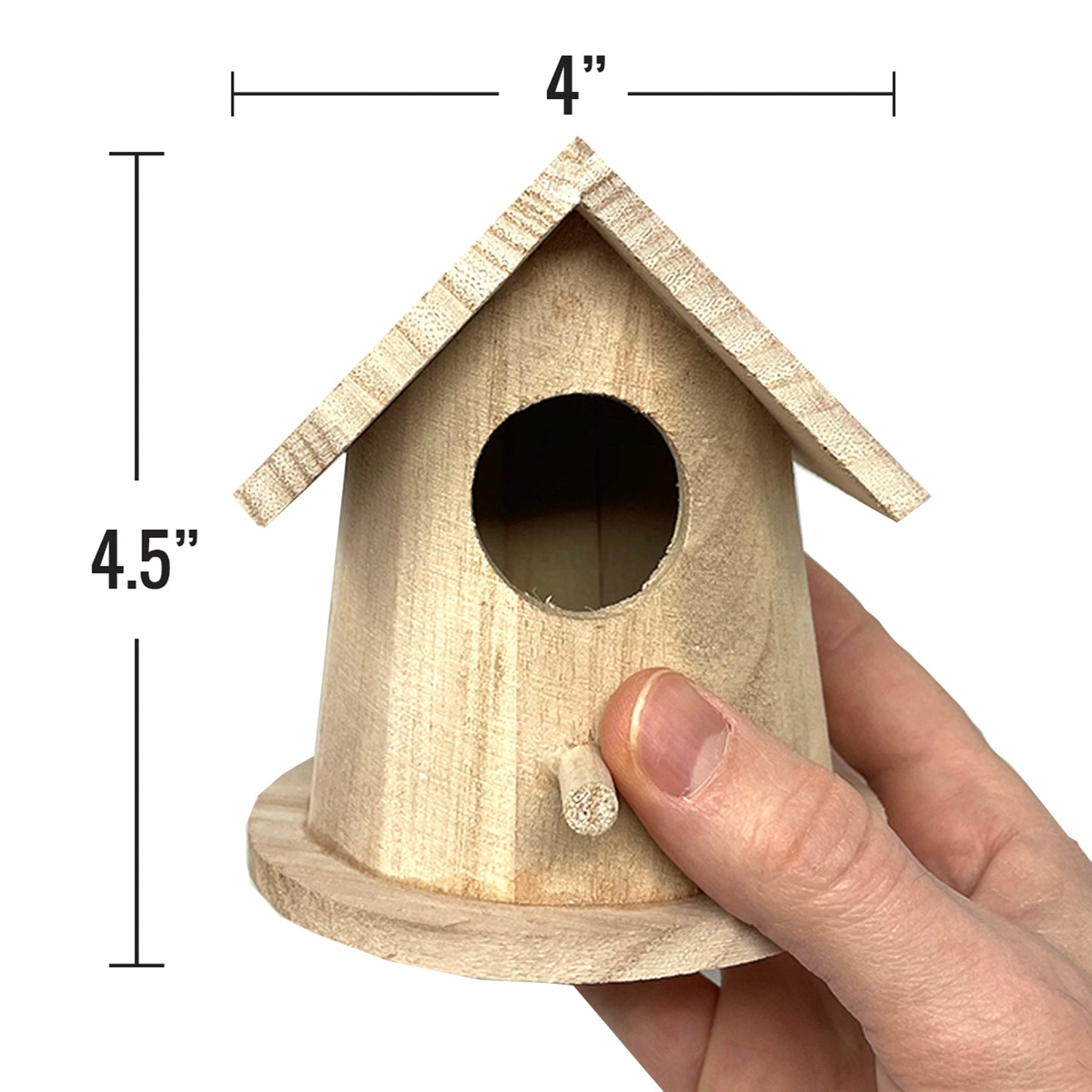 PIXISS Wooden Birdhouses Set of 6 by Pixiss