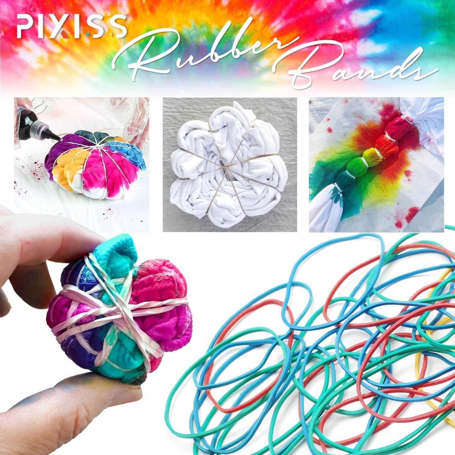 PIXISS 1oz. Rubber Band Pack - Various Sizes by Pixiss