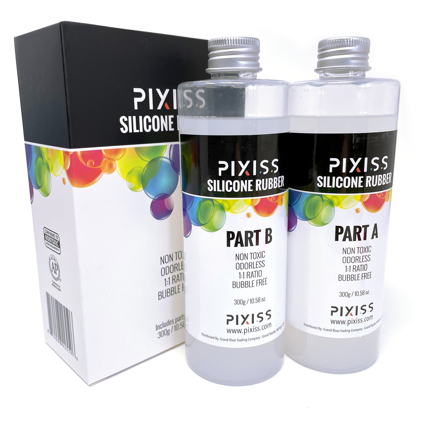 PIXISS Liquid Silicone Rubber For Mold Making - 21.16 oz. Kit by Pixiss