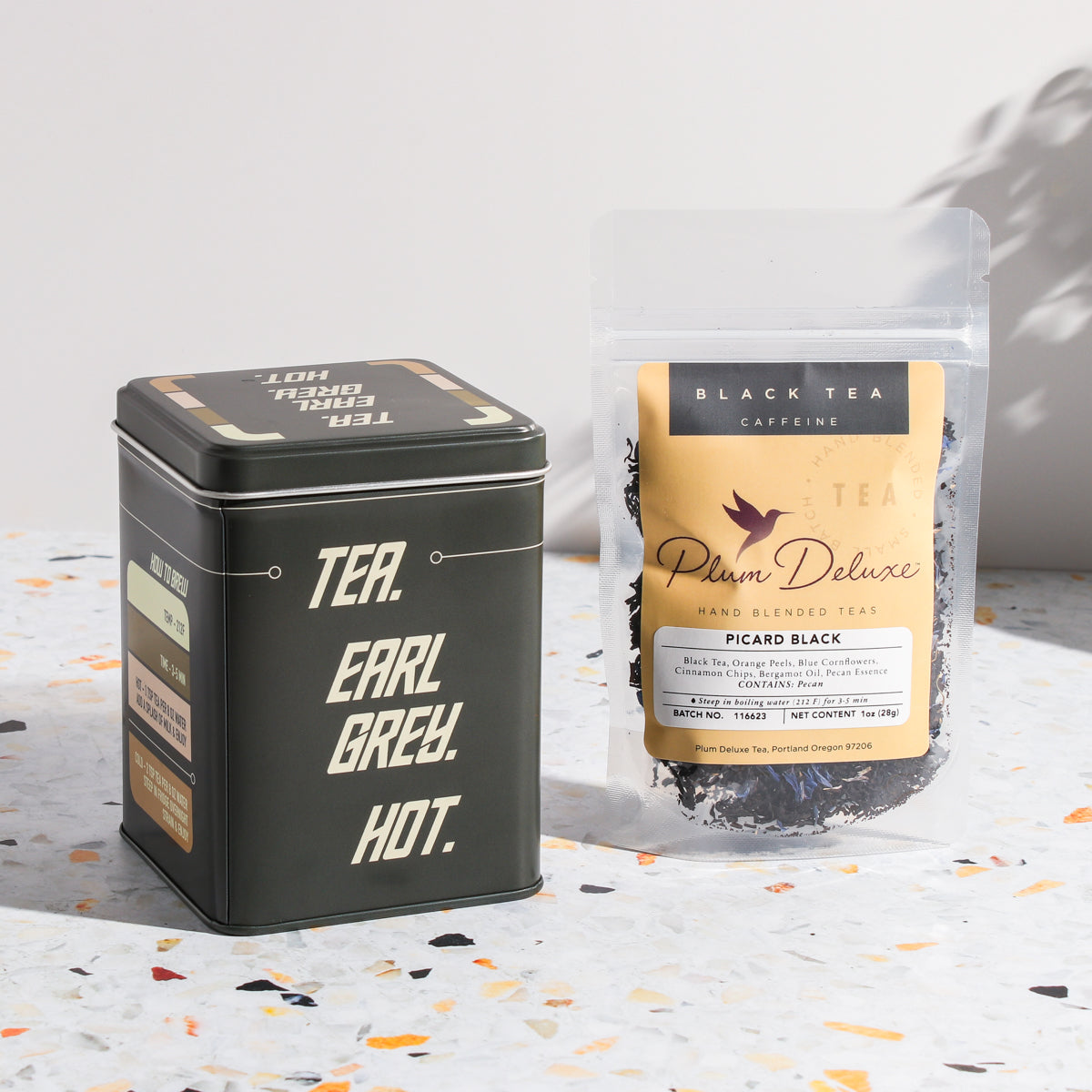 Picard Black Tea Blend (Pecan Earl Grey) by Plum Deluxe Tea